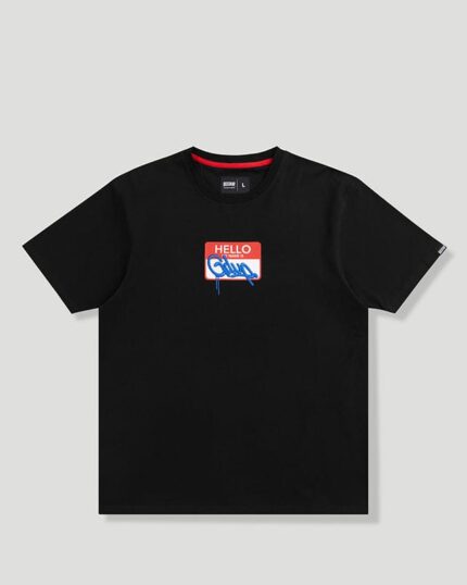 GDUP Sticker T Shirt Black