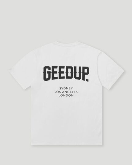 Geedup City T Shirt White.Black
