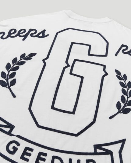 Geedup G PFK T Shirt White.Navy