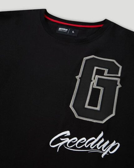 Geedup G Script Logo T Shirt Black.