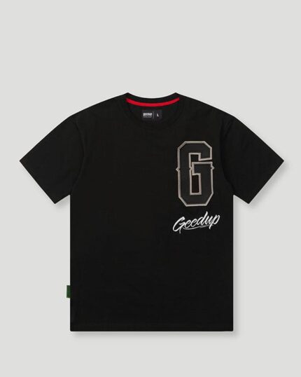Geedup G Script Logo T Shirt Black