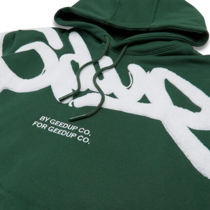 Geedup Handstyle Hoodie Green.White