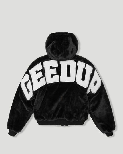Geedup Handstyle.Team Logo Bomber Black.White