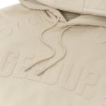 Geedup O.S Emblem Emboss Hoody Sand