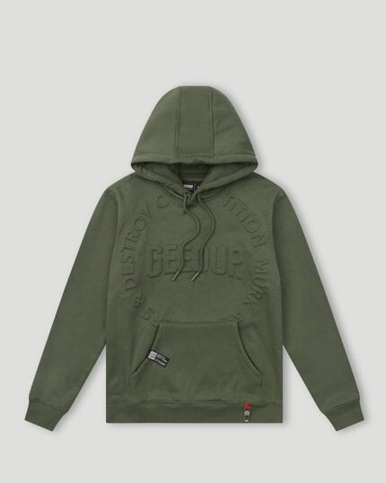 Geedup OS Emblem Emboss Hoody Military Green