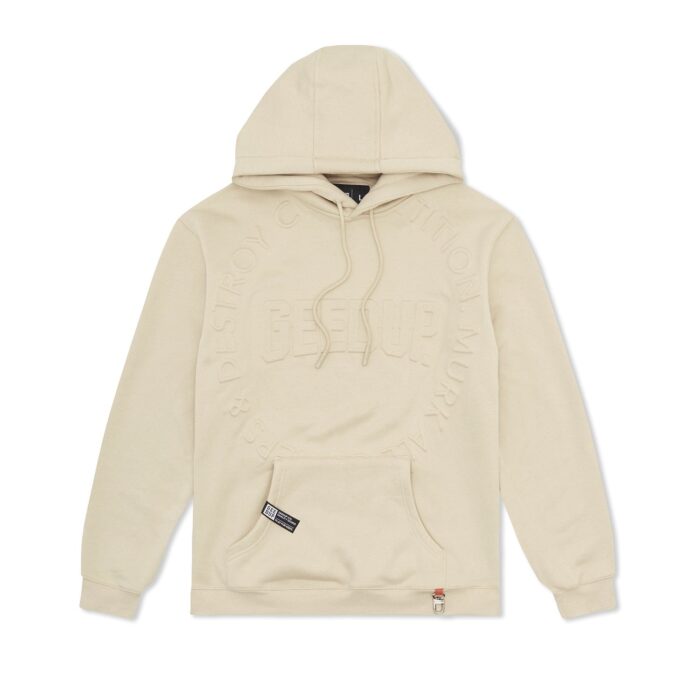 Geedup OS Emblem Emboss Hoody Sand