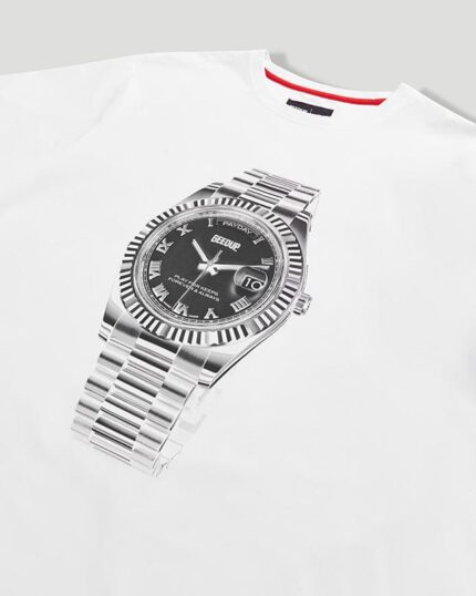 Geedup Payday Watch T Shirt White.