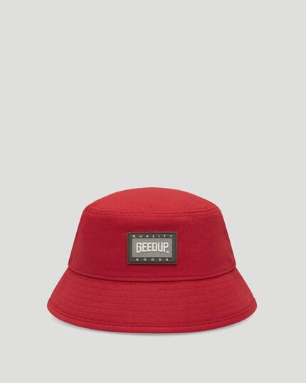 Core Logo Ripstop Bucket Hat Red