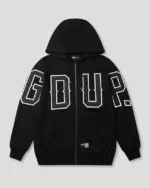 G.D.U.P Zip Hoodie Black