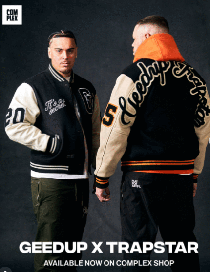 Geedup two piece tracksuit Black